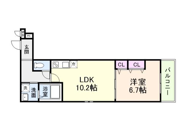 高石市綾園５丁目のアパート