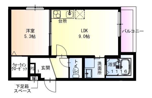 泉大津市二田町1丁目のアパート