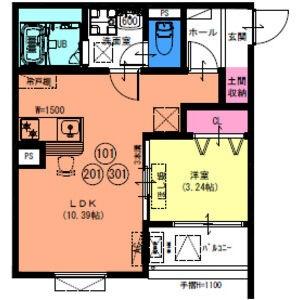高石市羽衣１丁目のアパート