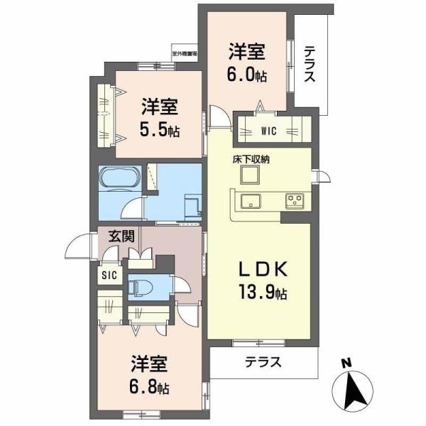 シャーメゾン伽羅橋