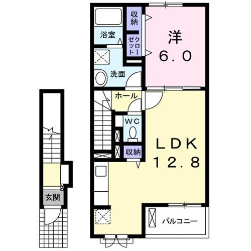 堺市西区浜寺元町２丁のアパート
