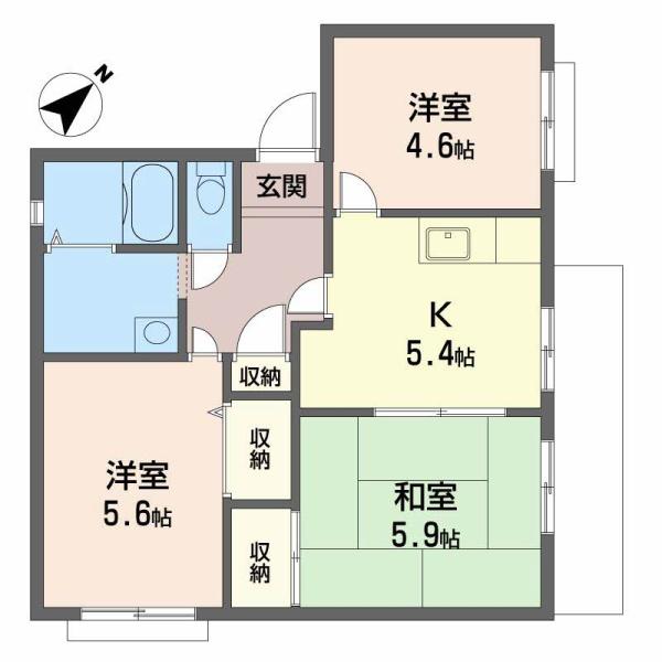 泉大津市東助松町２丁目のハイツ