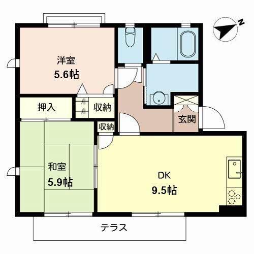 堺市西区浜寺南町２丁のアパート
