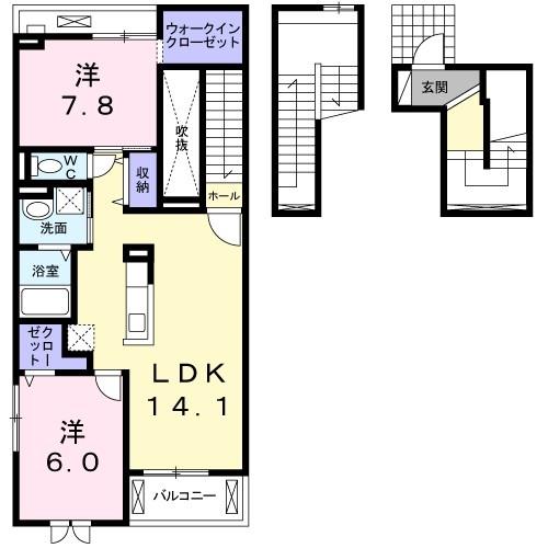 和泉市富秋町１丁目のアパート