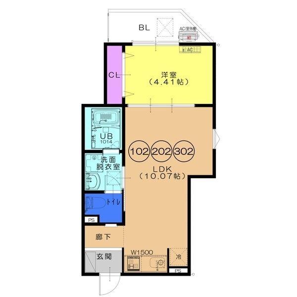 高石市西取石１丁目のアパート