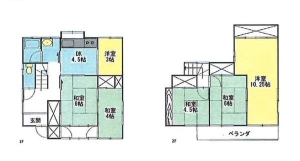 幸手市東２丁目の貸家