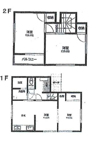 幸手市北１丁目の貸家