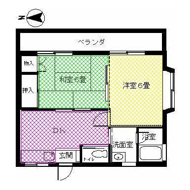 アベニイA(間取り)