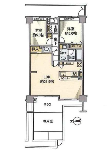 アークプラザ新白岡(間取り)