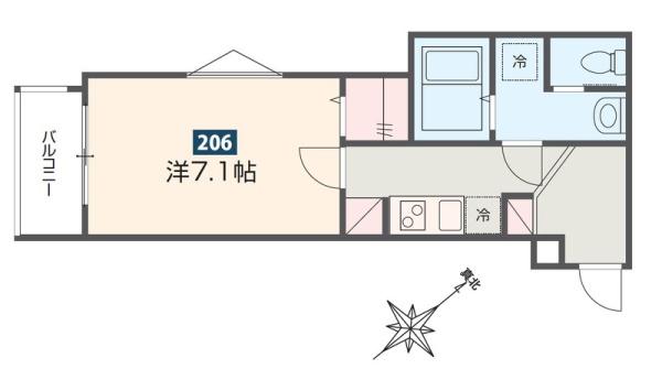 MELDIA鷲宮(間取り)