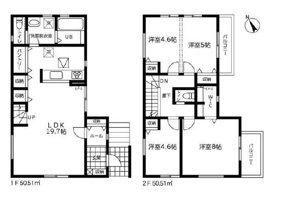 宮代町中島貸家