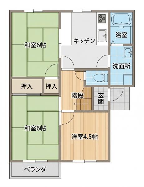 グリーンハイツB棟