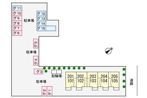 幸手市大字下川崎のアパート