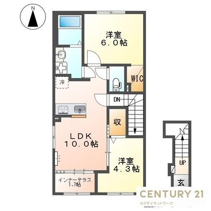加須市久下５丁目のアパート