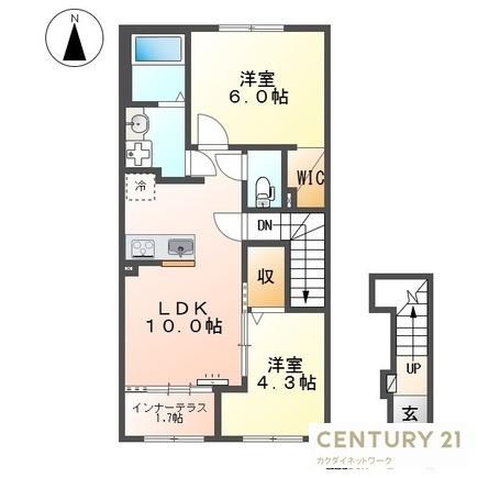 加須市久下５丁目のアパート