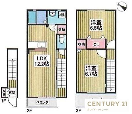 久喜市中里のアパート