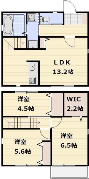 伊奈町中央貸家　A