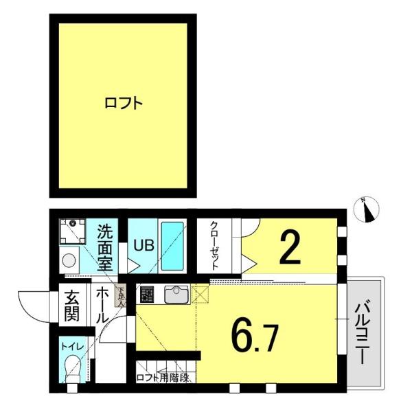 福岡市東区箱崎６丁目のアパート