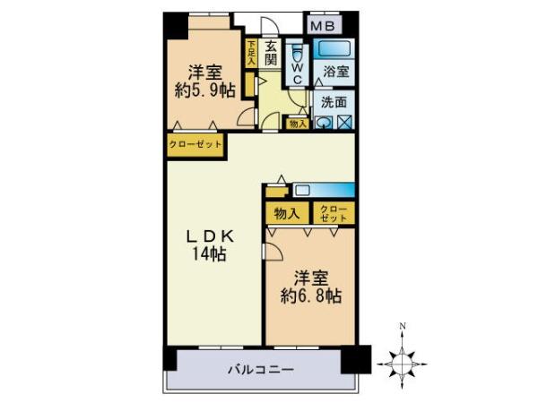 福岡市東区筥松２丁目のマンション