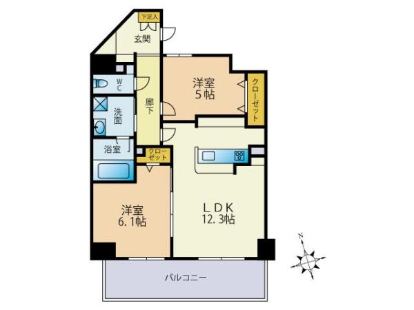 アマビリスF箱崎(間取り)