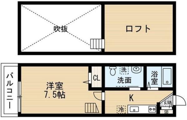 福岡市東区松島２丁目のアパート