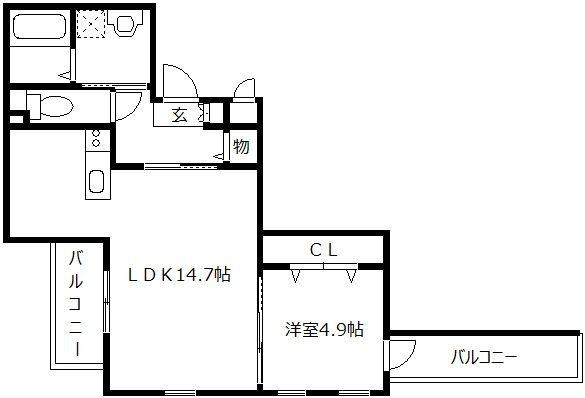 福岡市博多区東公園のアパート
