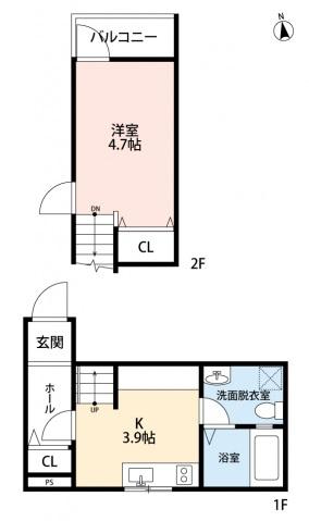 福岡市東区箱崎３丁目のアパート