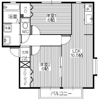 福岡市東区郷口町のアパート