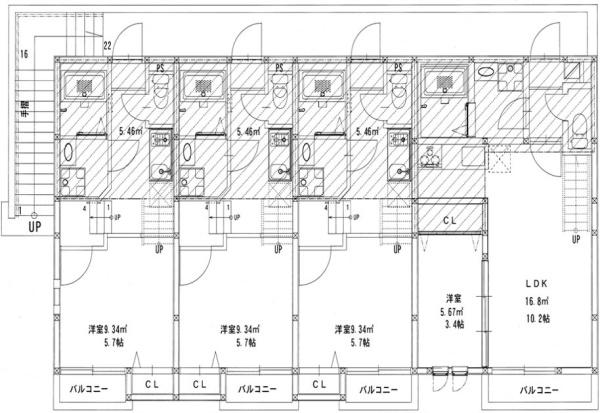 福岡市博多区吉塚１丁目のアパート