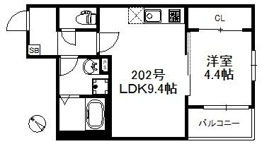 福岡市東区原田２丁目のアパート