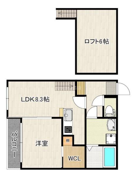 福岡市東区筥松３丁目のアパート