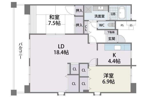 福岡市東区貝塚団地のマンション