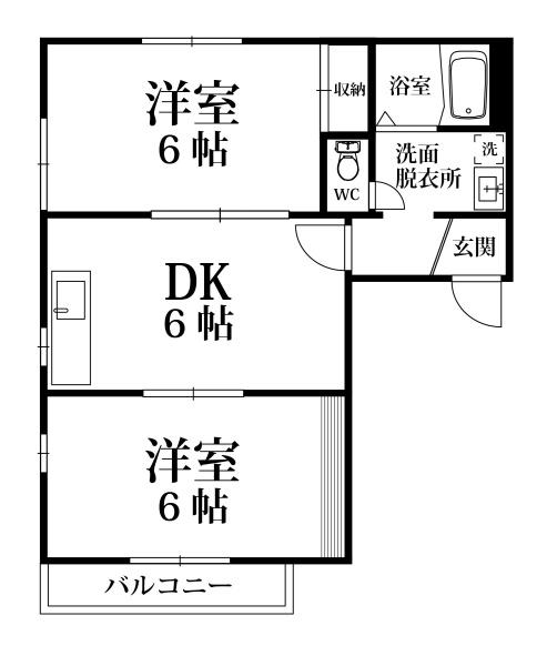 福岡市東区箱崎２丁目のアパート