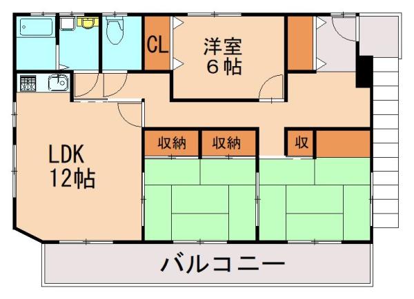 福岡市東区箱崎ふ頭３丁目のアパート