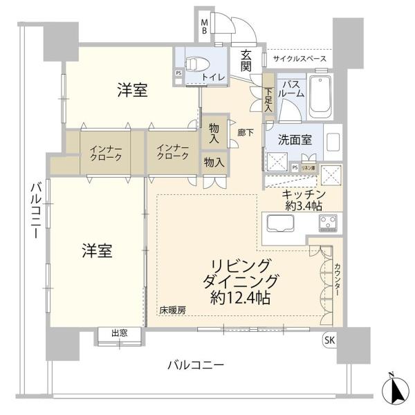 福岡市東区箱崎１丁目のマンション