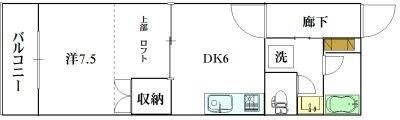 福岡市東区箱崎２丁目のアパート