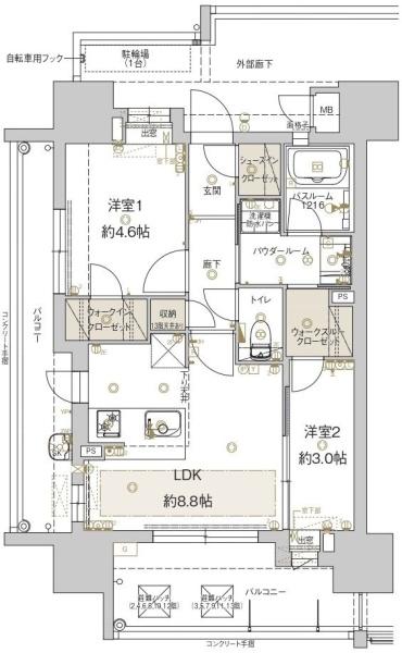 福岡市東区馬出５丁目のマンション