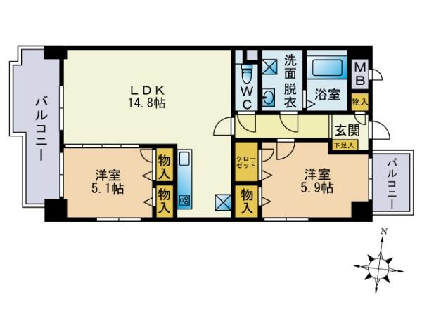 福岡市東区筥松３丁目のマンション