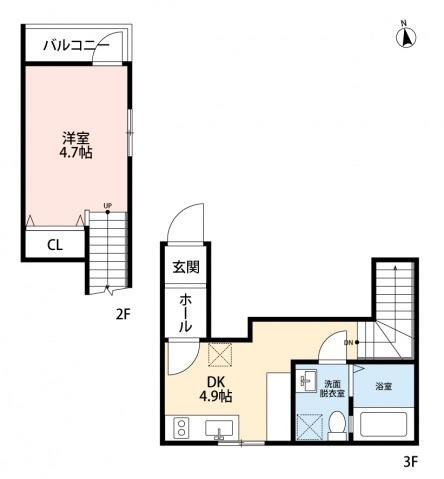 アハイブ箱崎駅前204(間取り)