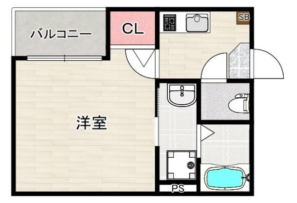 福岡市東区箱崎４丁目のアパート