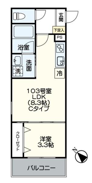 福岡市東区筥松１丁目のアパート