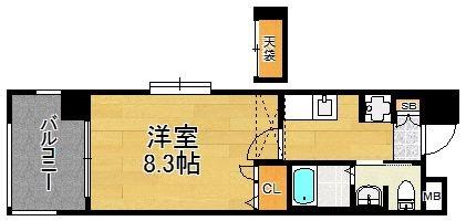 サンロージュ箱崎駅前(間取り)
