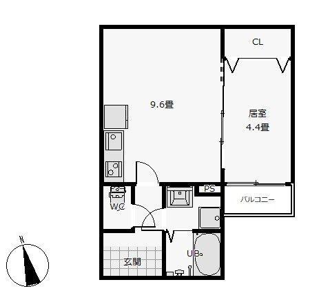 福岡市東区香椎１丁目のアパート
