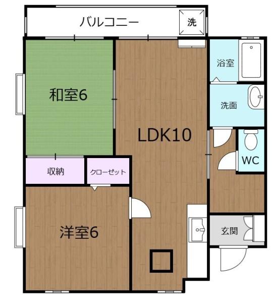 福岡市東区箱崎１丁目のアパート