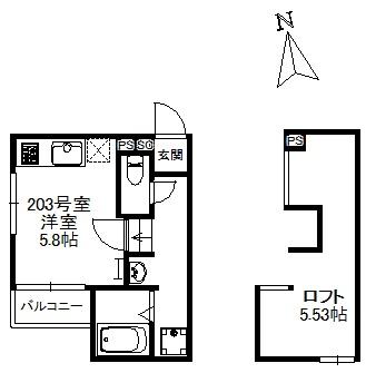福岡市東区原田１丁目のアパート