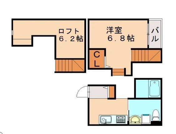福岡市東区原田１丁目のアパート