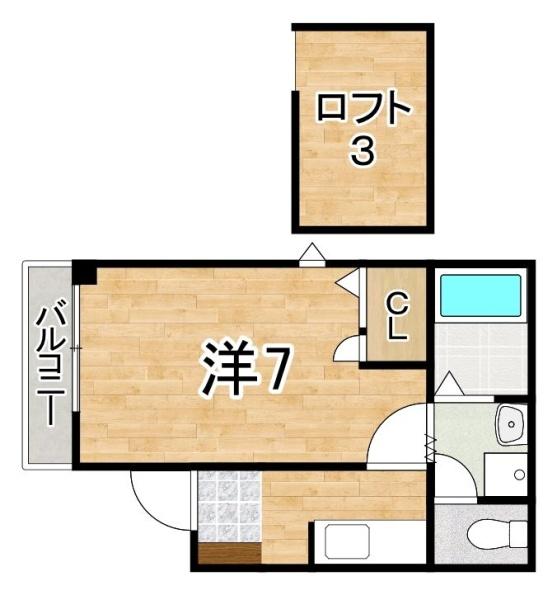 福岡市東区原田１丁目のアパート