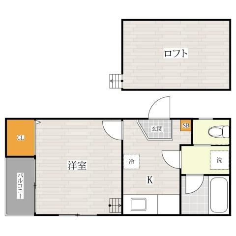 福岡市博多区千代１丁目のアパート