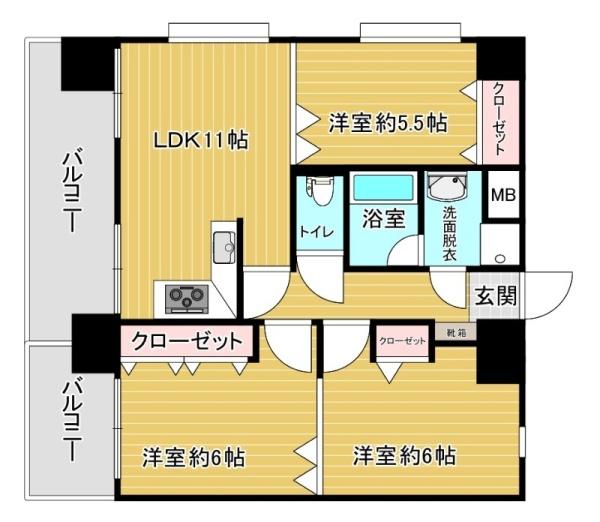 福岡市博多区千代３丁目のマンション