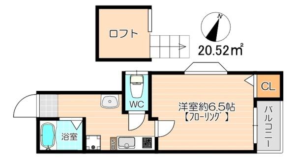 福岡市東区筥松３丁目のアパート